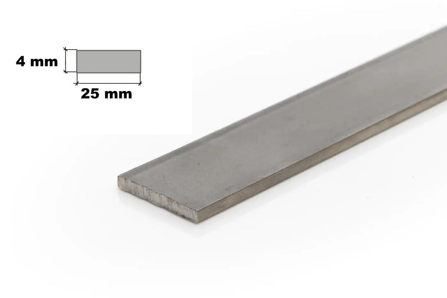 25x4 Stainless steel flat bar – 1m length metal plate  