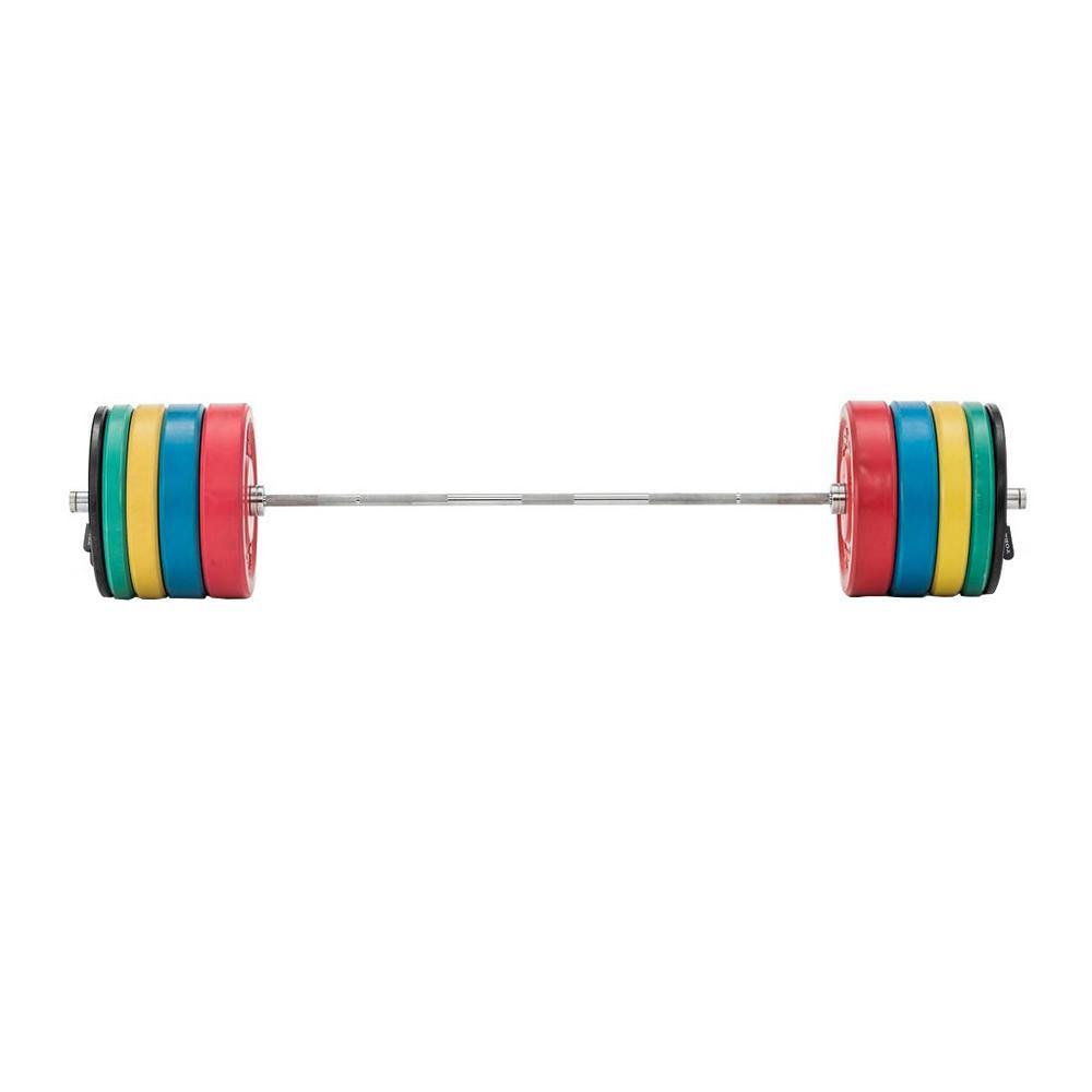 York Coloured Olympic Rubber Bumper Plates (Up to 25kg)