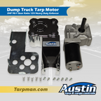2HP 90:1 Gear Ratio 12V Heavy Duty Enforcer Dump Truck Tarp Motor