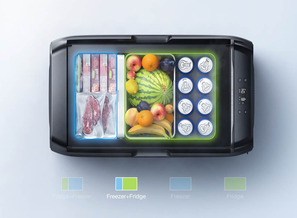 EcoFlow Glacier Classic 45L Dual-Zone Portable Fridge/Freezer