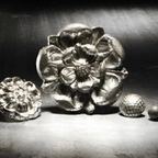 Lead Motif - Tudor Rose (57mm)