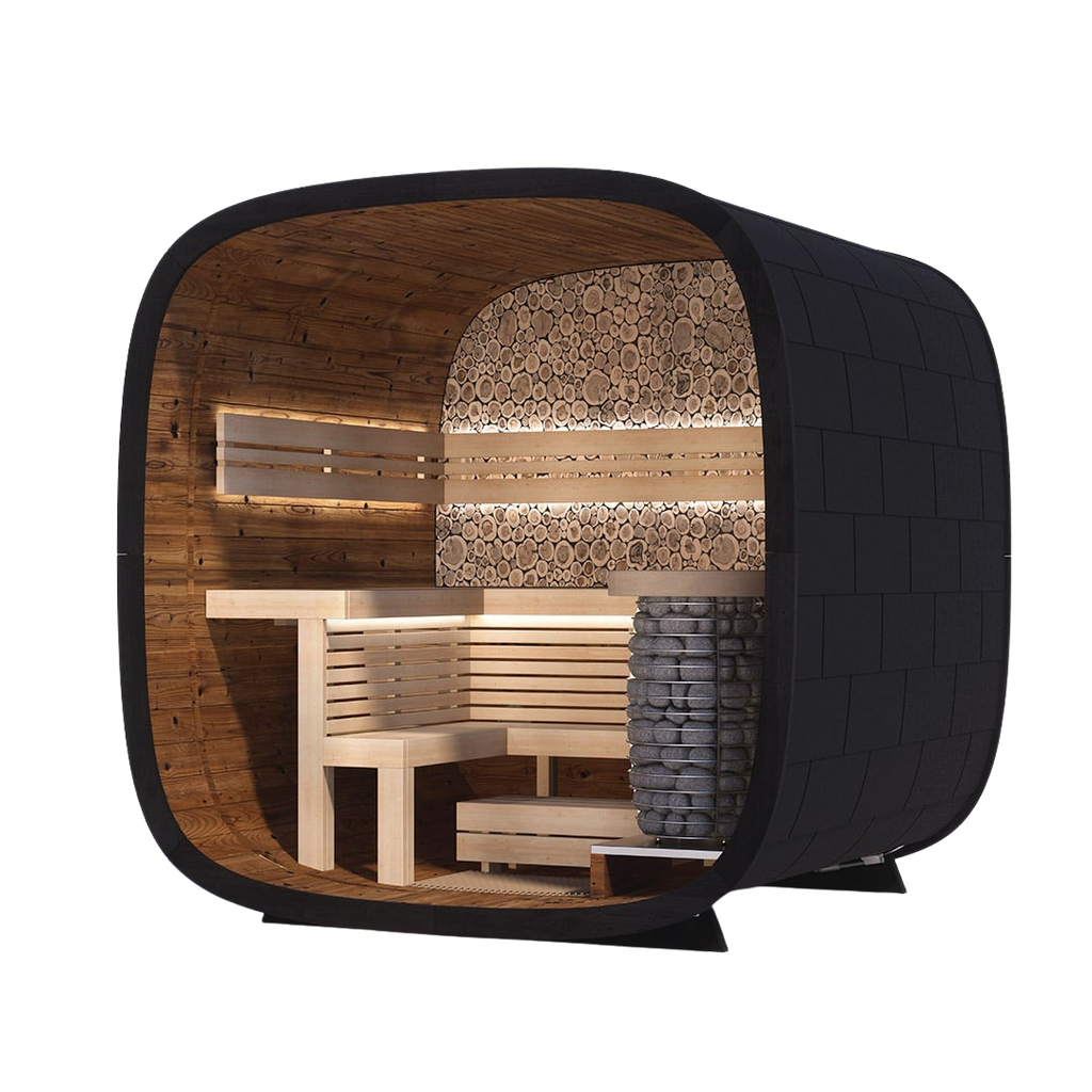 Leil Round Cube Mini Sauna