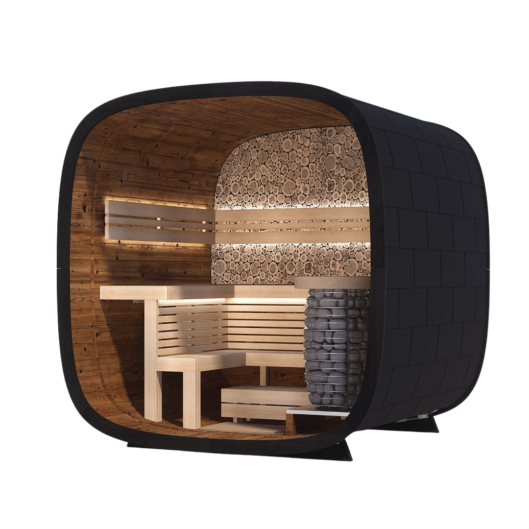 Leil Round Cube Mini Sauna