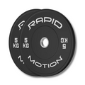 -Budget Black Bumper Plates-Gym Direct