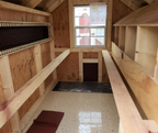 4' X 6' DURATEMP CHICKEN COOP - RED