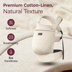 GentleTouch Cotton-Linen Ergonomic Baby Carrier