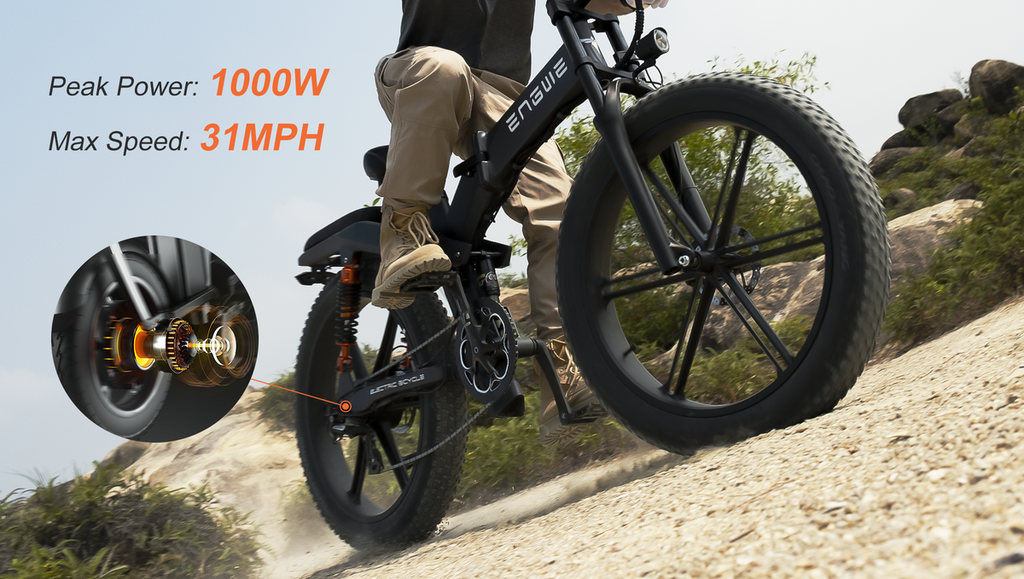 Engwe X20 Electric Bike Black