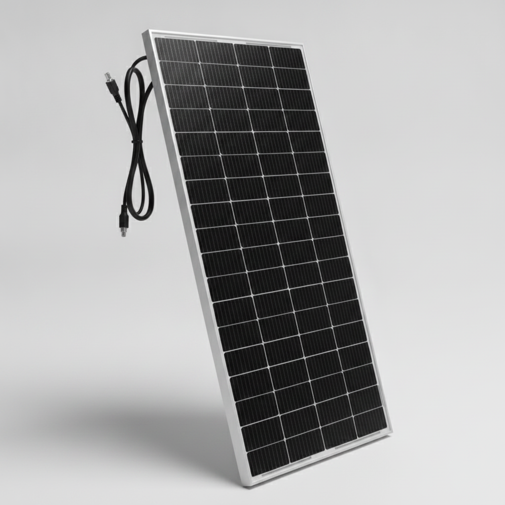 250W bi-facial monocrystalline solar panel with 60cm cable