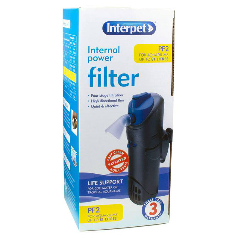 Interpet PF2 Aquarium Internal Power Filter 90L Max