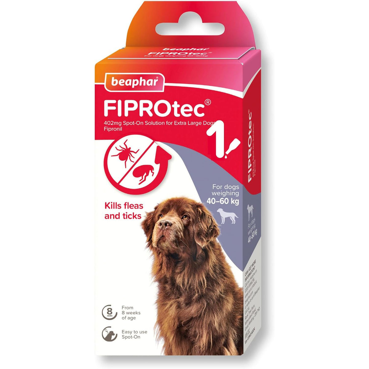 Beaphar FIPROtec XL Dog 6-Pack Flea/Tick Treatment