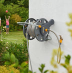 Hozelock Reel & 25m Hose, Fittings