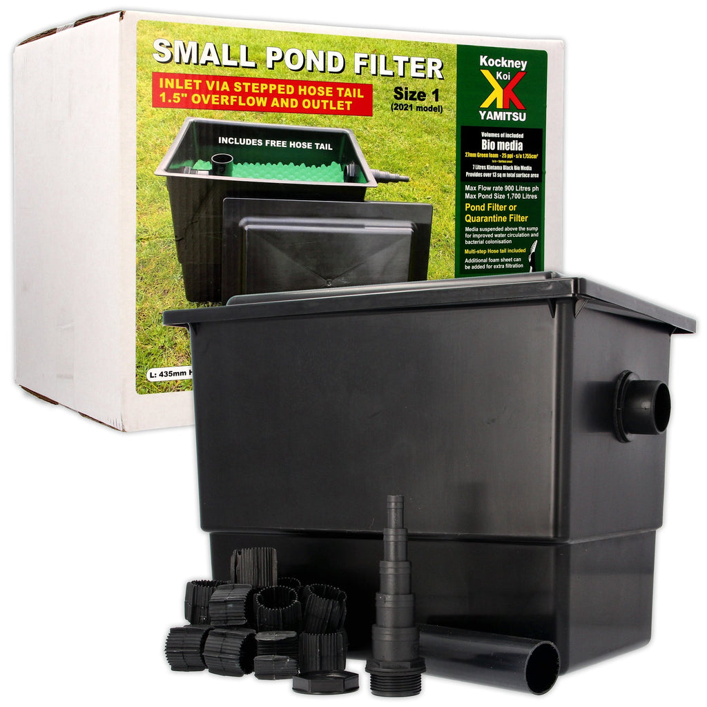 Yamitsu Black Box Pond Filter 1700L with 2-Stage Filtration
