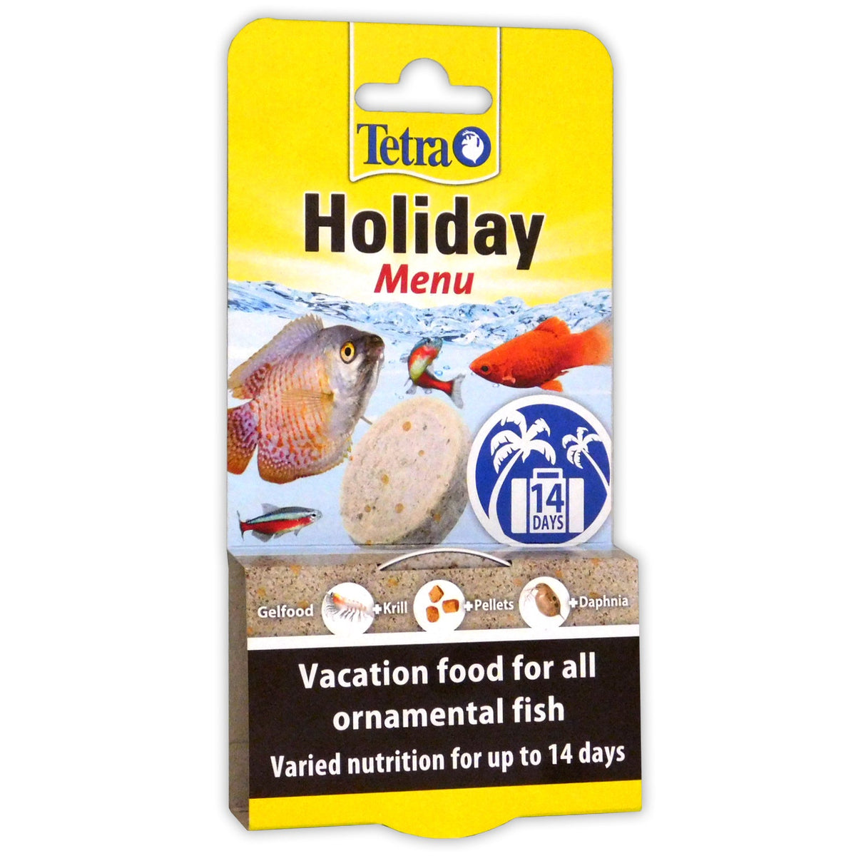 Tetra BioActive Holiday Fish Food Block - 2-Week Diet