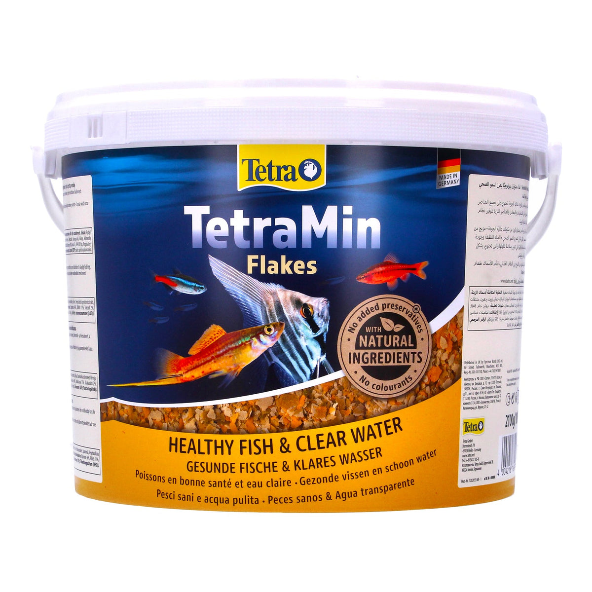 TetraMin Tropical Fish Flakes 2.1kg Bucket