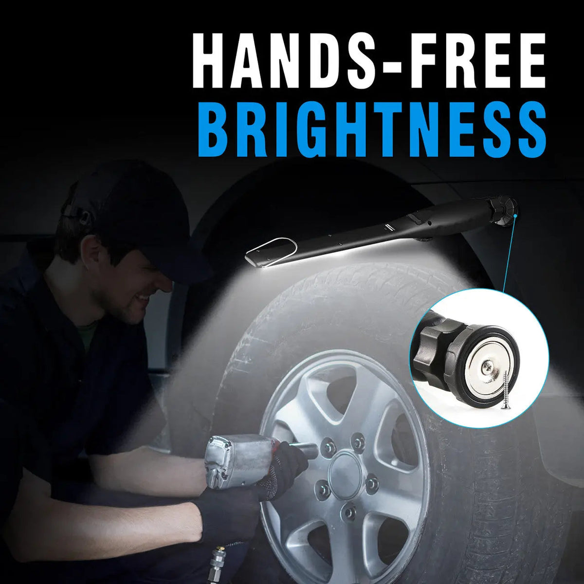Dr. Prepare LED Work Light, 700 Lumens Rechargeable Work Light