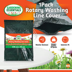 Rotary Washing Line Cover | Heavy Duty Waterproof Garden Parasol | Clothes Airer