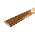 30mm x 6mm Brushed Polished Copper Flat Bar