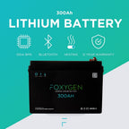 Foxygen 12V 300Ah LiFePO4 Lithium Leisure Battery with Bluetooth & Heating