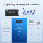 3000W/2000W/1000W/700W 12V Pure Sine Wave Inverter