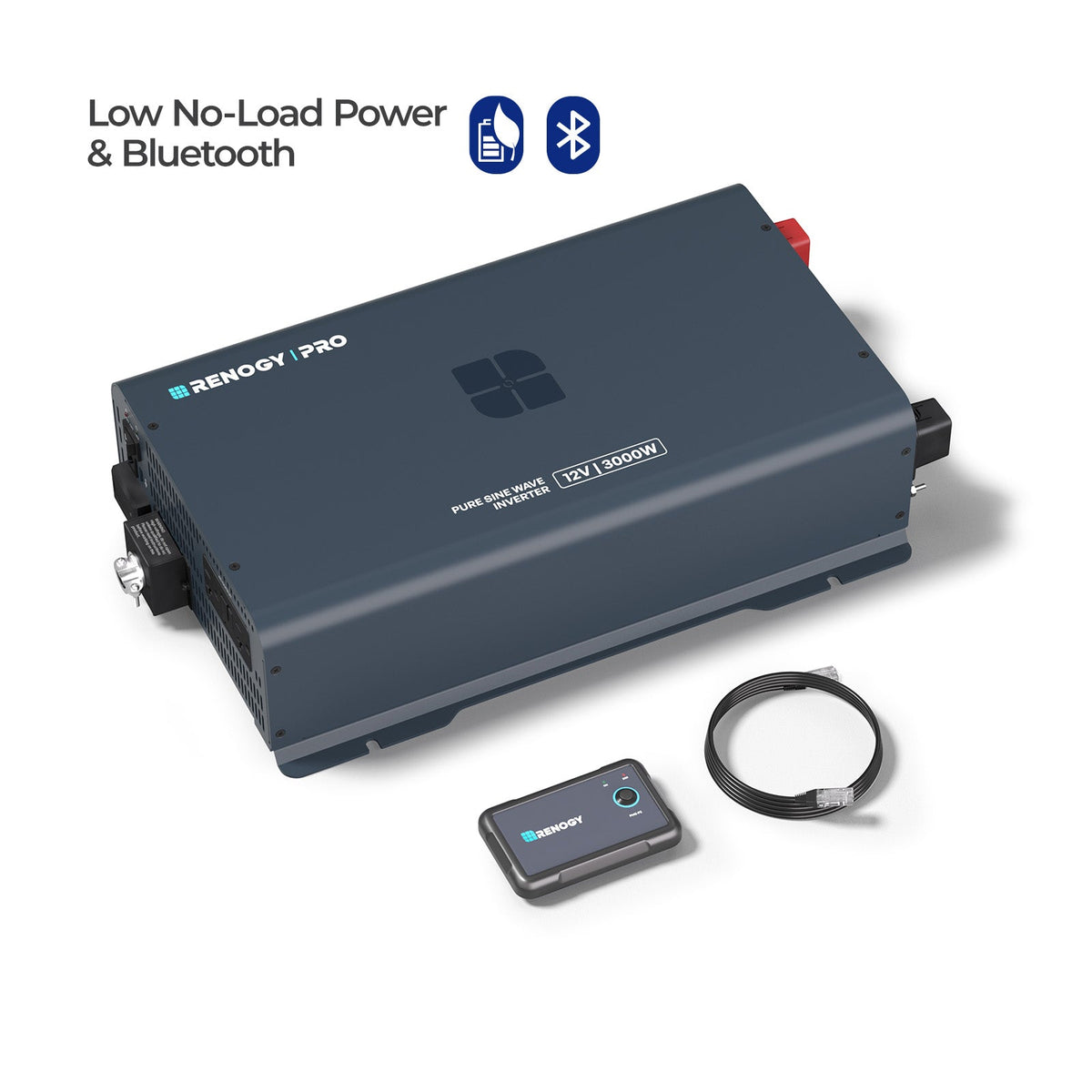 Pro 12V 1000W/2000W/3000W Pure Sine Wave Inverter with Bluetooth