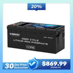 12V 300Ah LiFePO4 Battery w/ Low-Temperature Protection