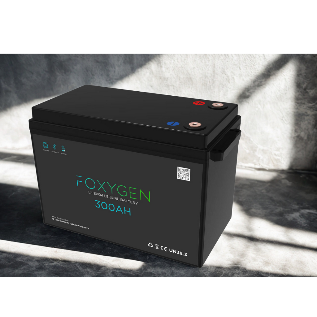 Foxygen 12V 300Ah LiFePO4 Lithium Leisure Battery with Bluetooth & Heating