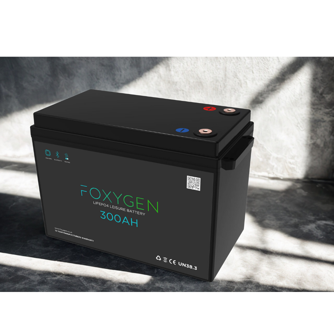 Foxygen 12V 300Ah LiFePO4 Lithium Leisure Battery with Bluetooth & Heating