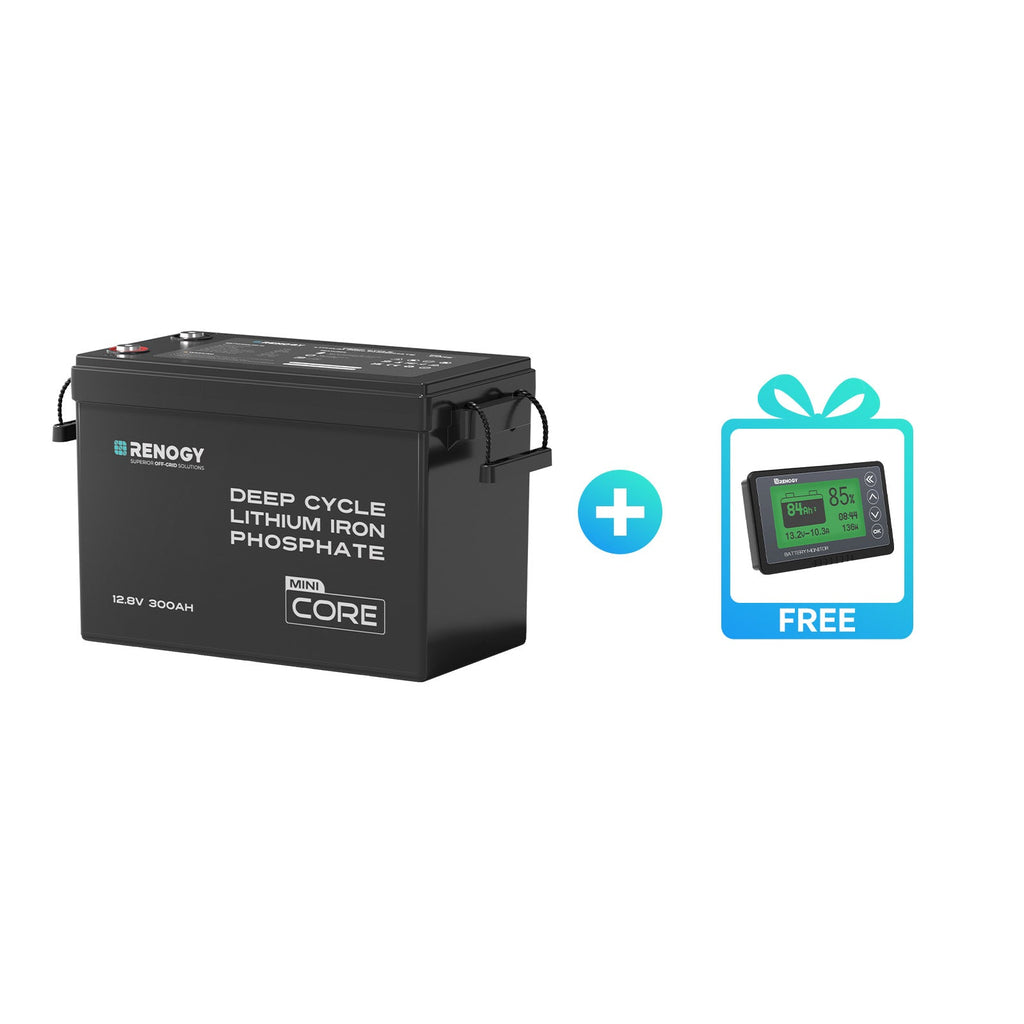 Mini Size 12V 300Ah LiFePO4 Battery w/ Low-Temperature Protection