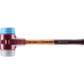 Halder Simplex soft-face mallet, cast iron housing - TPE-soft / TPE-mid