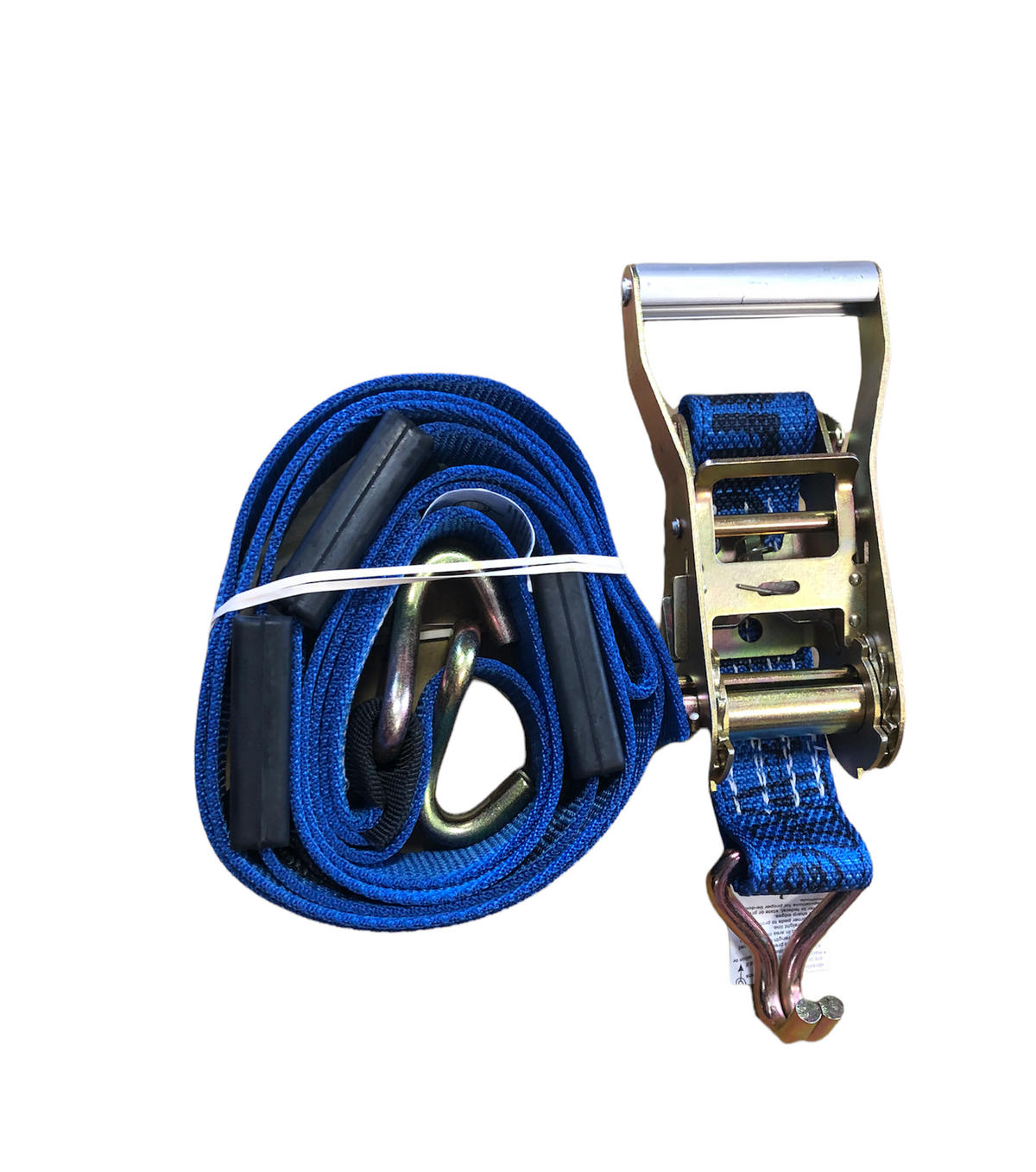 AUTO HAULING STRAPS BLUE