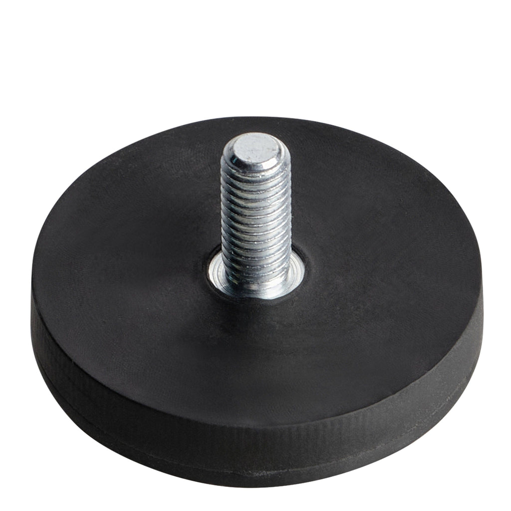 Rubber Coated Neodymium Magnet with Male Threaded Stud - 31 mm - Magnets Direct Listing