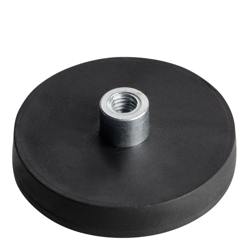 Rubber Coated Neodymium Magnet with Threaded Socket - 31 mm - Magnets Direct Listing