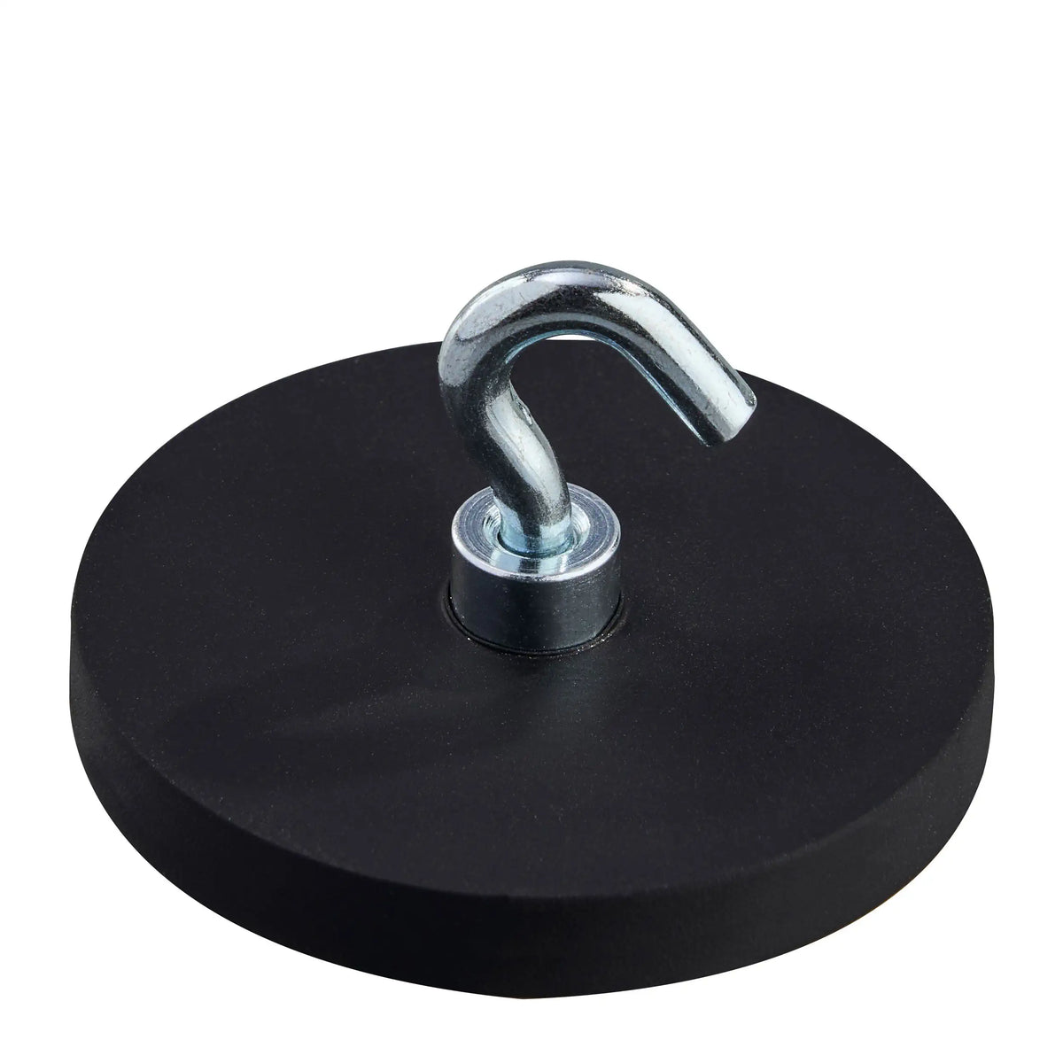 Rubber Coated Neodymium Magnet with Hook - 43 mm
