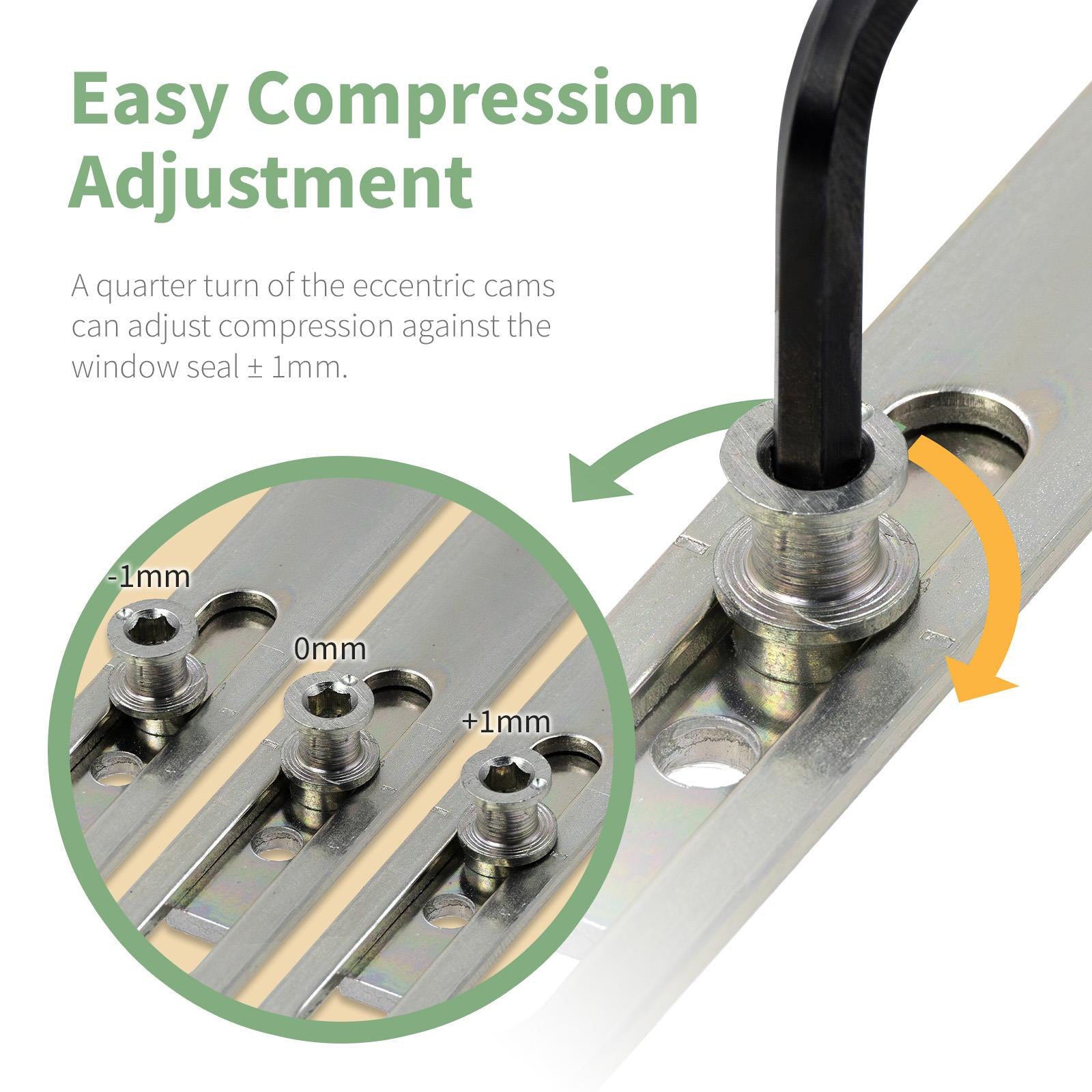 MACO RAIL Inline Espag Window Lock