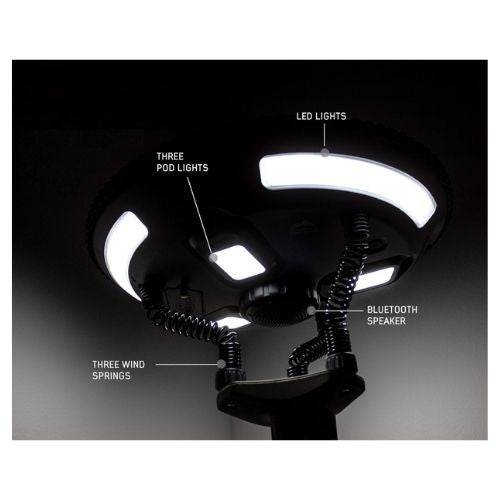 TRA UFO Solar Camping Light, Speaker, Torch, Power Bank