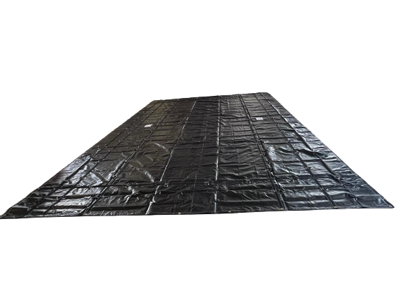 STEEL TARP (16' X 27') BLACK 18 OZ