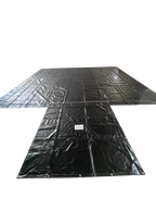 3 PC SET OF 8' DROP 14-OZ BLACK