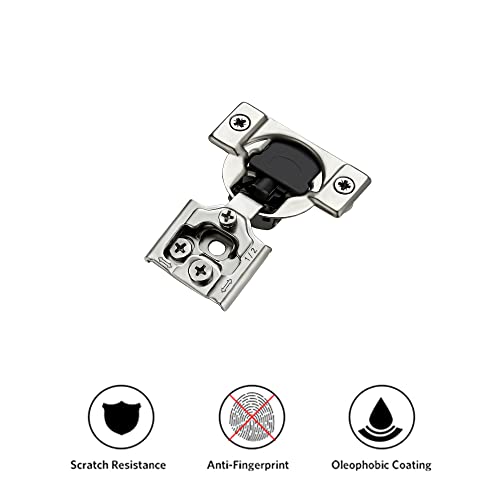 Ravinte 1/2 Inch Overlay Soft Close Hinge Kitchen Cabinet Hinges 50 Pack - size: 1/2 inch Overlay