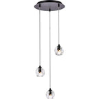 Open Box - Elegant Lighting 3505D12BK - Pendants Indoor Lighting