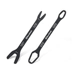 DURATECH Universal Wrench Set, SAE & Metric, 1/4”-1”& 6 mm-25 mm - style: Double Box&Open End