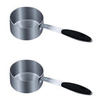 2PCS 1/3cup(79ml) Measuring Cup, Stainless Steel Measure Scoop - size: 1/3cup