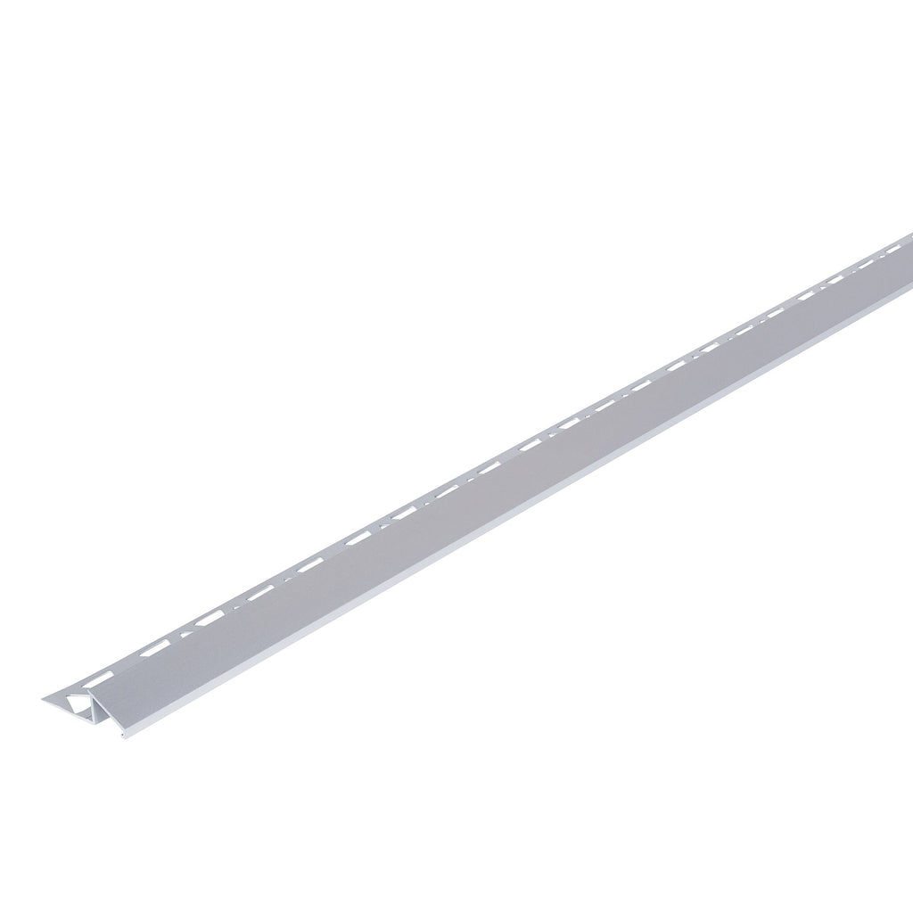 1/2in. x 96 in. Satin Clear Anodized Aluminum Tile Reducer