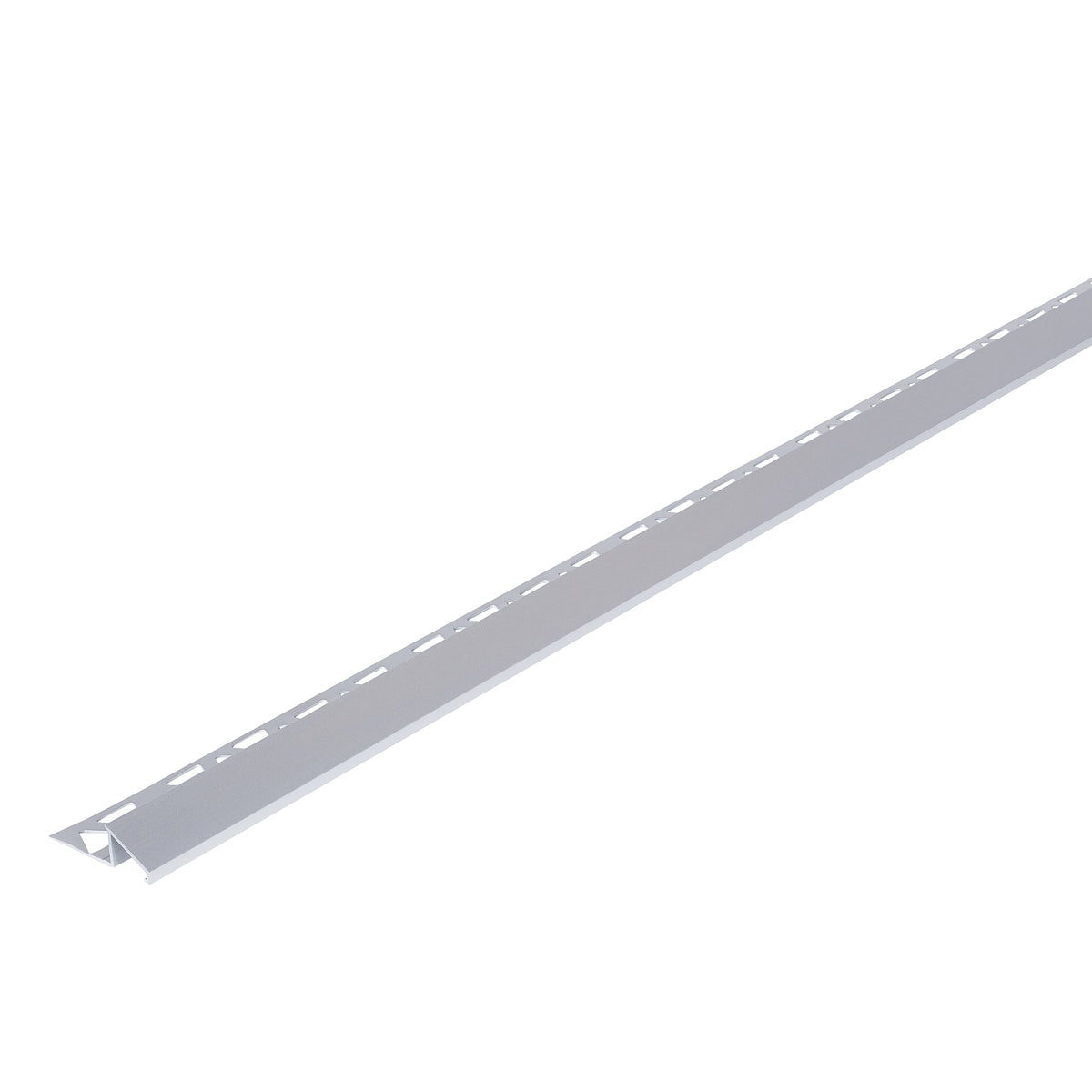 1/2in. x 96 in. Satin Clear Anodized Aluminum Tile Reducer