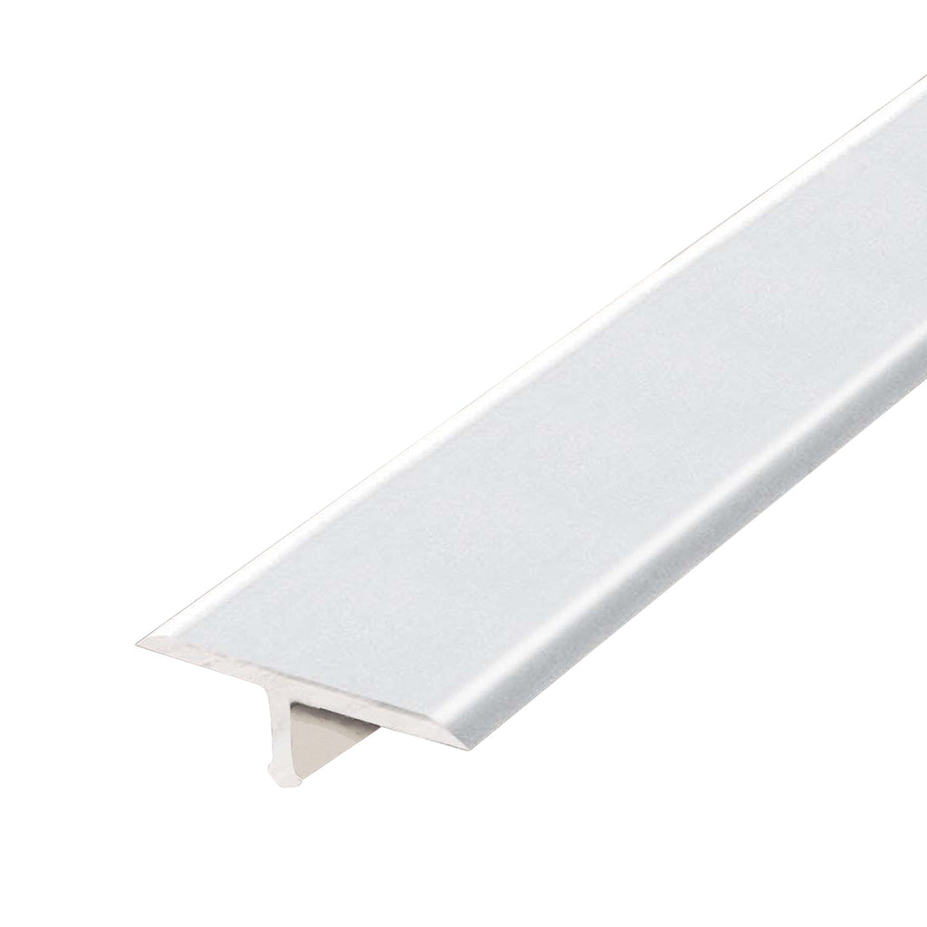 7/8 in. x 96 in. Satin Clear Anodized Aluminum T-Moulding