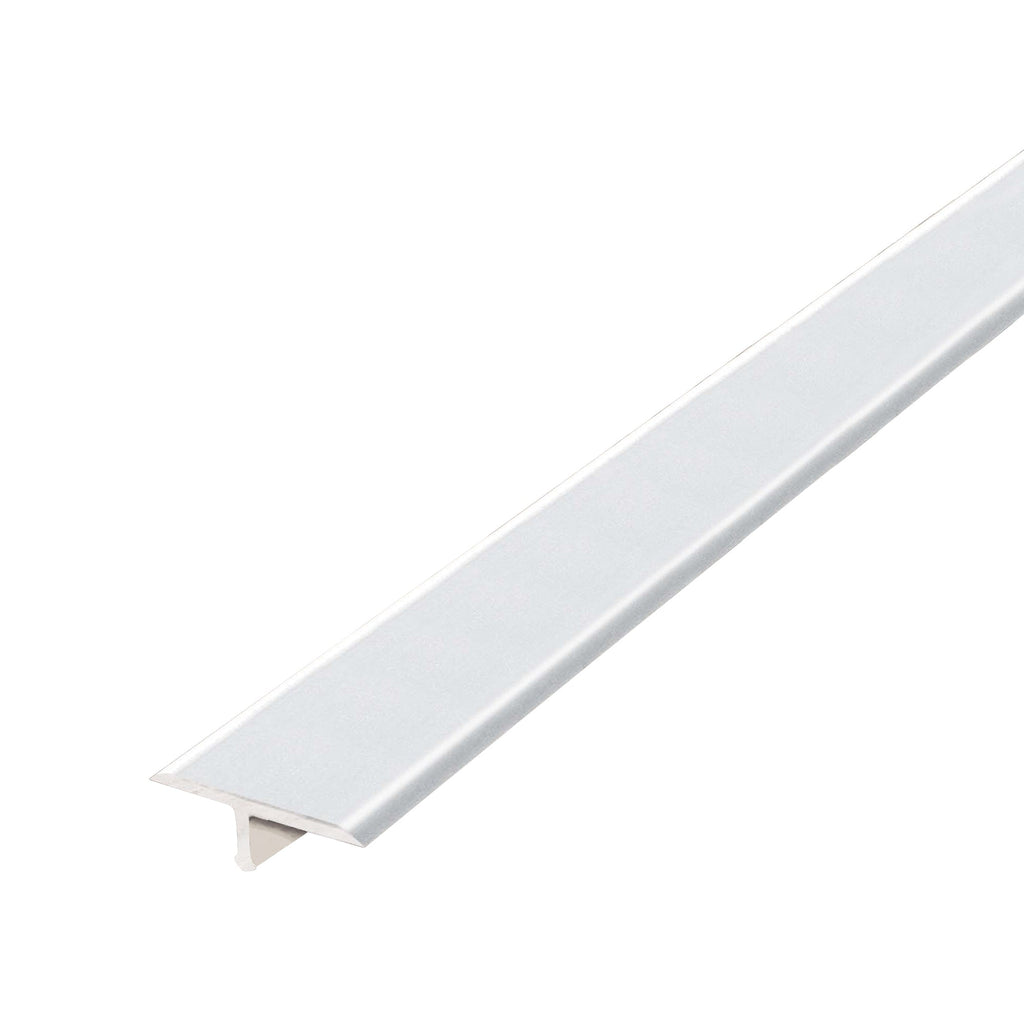 7/8 in. x 96 in. Satin Clear Anodized Aluminum T-Moulding