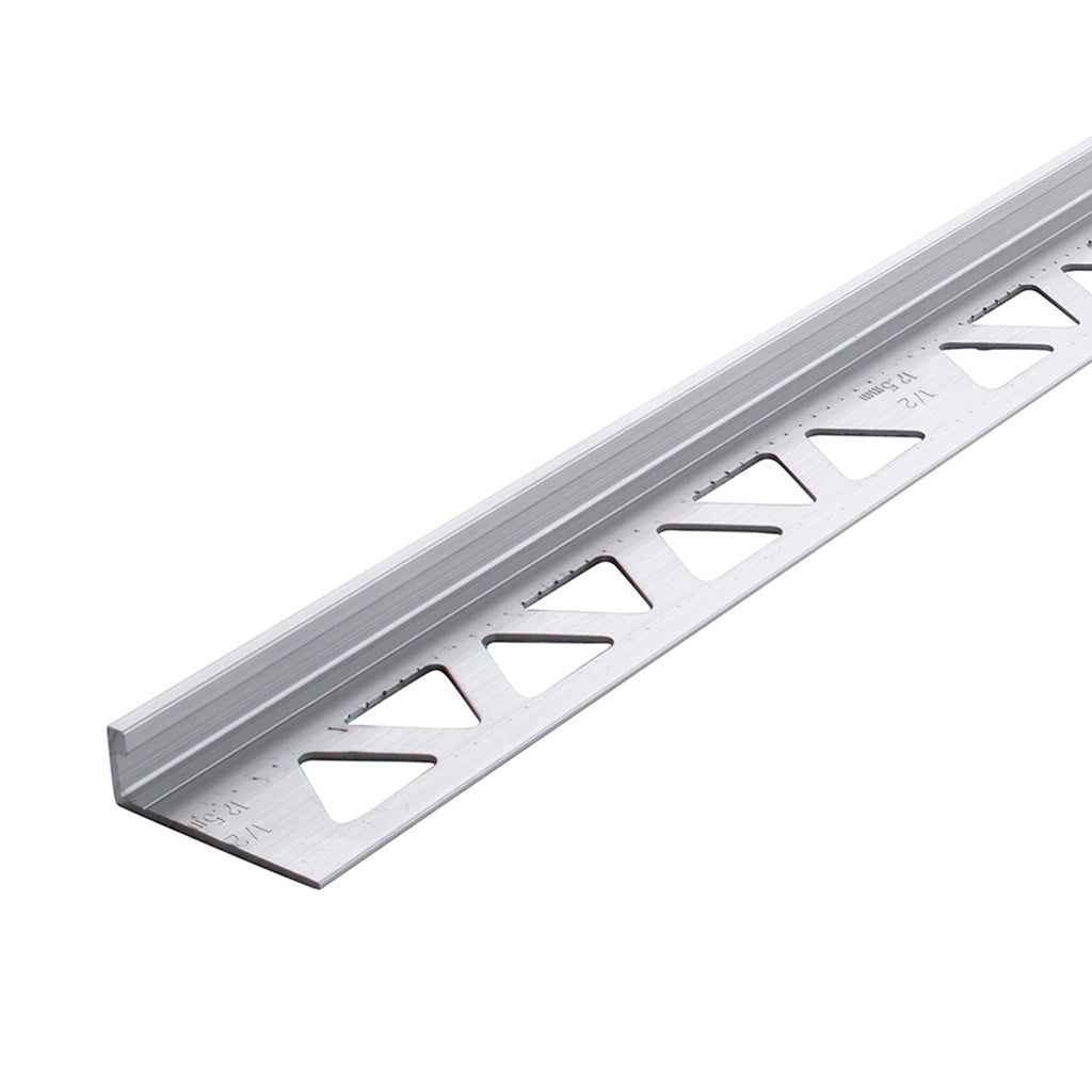 1/2 in. x 96 in. Aluminum Tile Edge