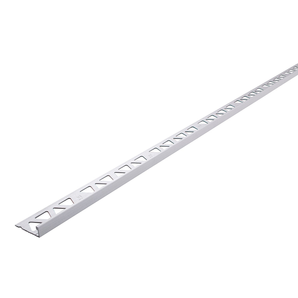 1/2 in. x 96 in. Aluminum Tile Edge