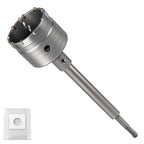 Professional 3" (75mm) Concrete Hole Saw 220mm SDS Plus & Dust Bag - size: 3" (75mm)