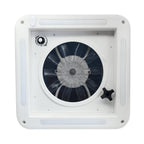 12V Shower Roof Vent With LED Lights And Tinted Lid Suits Roof Thickness 50-80mm