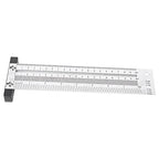 YWBL-WH T-Type Marking Ruler, 8 Inch Stainless Steel - size: 8 inches
